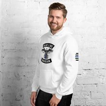 Load image into Gallery viewer, MC Hoodie + Arm Label Barrel Print
