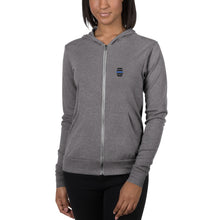 Load image into Gallery viewer, Back Logo Print - Zip Hoodie
