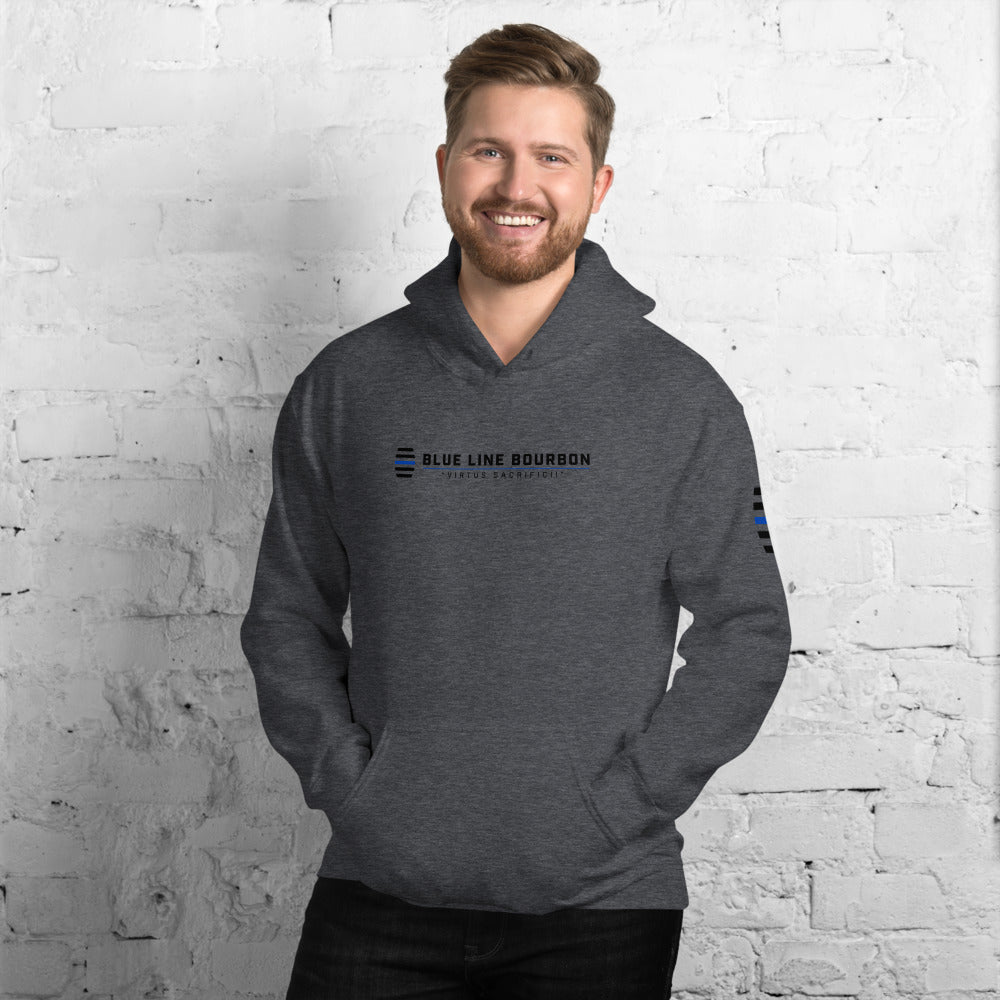 Logo Hoodie + Arm Label Barrel Print