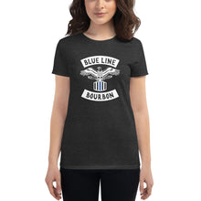 Load image into Gallery viewer, MC Women&#39;s Short Sleeve Shirt + Outside Label Barrel Print
