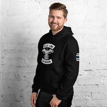 Load image into Gallery viewer, MC Hoodie + Arm Label Barrel Print
