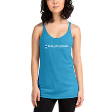 Load image into Gallery viewer, Logo Women&#39;s Racerback Tank + Outside Label Barrel Print
