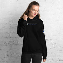 Load image into Gallery viewer, Logo Hoodie + Arm Label Barrel Print
