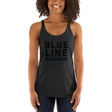 Load image into Gallery viewer, Stacked Women&#39;s Racerback Tank + Outside Label Barrel Print
