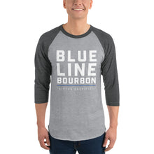 Load image into Gallery viewer, Stacked 3/4 Sleeve Raglan Shirt + Outside Label Barrel Print
