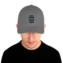 Load image into Gallery viewer, Black Embroidered Structured Twill Cap
