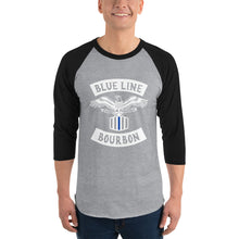 Load image into Gallery viewer, MC 3/4 Sleeve Raglan Shirt + Outside Label Barrel Print
