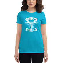 Load image into Gallery viewer, MC Women&#39;s Short Sleeve Shirt + Outside Label Barrel Print
