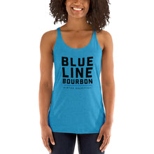 Load image into Gallery viewer, Stacked Women&#39;s Racerback Tank + Outside Label Barrel Print
