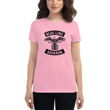 Load image into Gallery viewer, MC Women&#39;s Short Sleeve Shirt + Outside Label Barrel Print
