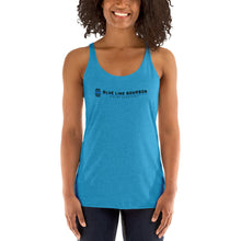 Load image into Gallery viewer, Logo Women&#39;s Racerback Tank + Outside Label Barrel Print
