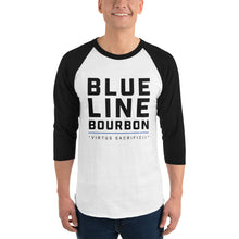 Load image into Gallery viewer, Stacked 3/4 Sleeve Raglan Shirt + Outside Label Barrel Print
