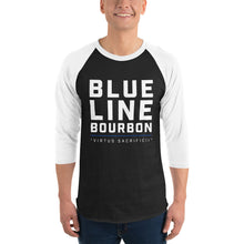 Load image into Gallery viewer, Stacked 3/4 Sleeve Raglan Shirt + Outside Label Barrel Print
