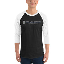 Load image into Gallery viewer, Logo 3/4 Sleeve Raglan Shirt + Outside Label Barrel Print
