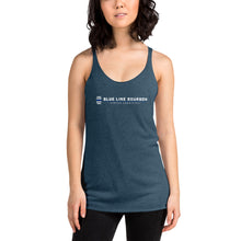 Load image into Gallery viewer, Logo Women&#39;s Racerback Tank + Outside Label Barrel Print
