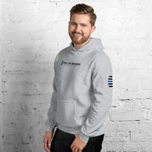 Load image into Gallery viewer, Logo Hoodie + Arm Label Barrel Print
