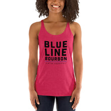 Load image into Gallery viewer, Stacked Women&#39;s Racerback Tank + Outside Label Barrel Print
