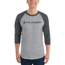 Load image into Gallery viewer, Logo 3/4 Sleeve Raglan Shirt + Outside Label Barrel Print
