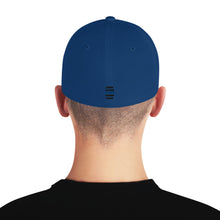 Load image into Gallery viewer, Black Embroidered Structured Twill Cap
