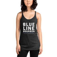 Load image into Gallery viewer, Stacked Women&#39;s Racerback Tank + Outside Label Barrel Print
