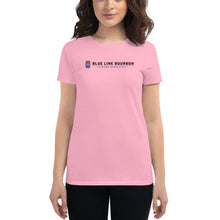 Load image into Gallery viewer, Logo Women&#39;s Short Sleeve Shirt + Outside Label Barrel Print
