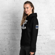 Load image into Gallery viewer, MC Hoodie + Arm Label Barrel Print
