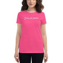 Load image into Gallery viewer, Logo Women&#39;s Short Sleeve Shirt + Outside Label Barrel Print
