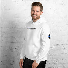 Load image into Gallery viewer, Logo Hoodie + Arm Label Barrel Print
