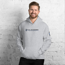 Load image into Gallery viewer, Logo Hoodie + Arm Label Barrel Print
