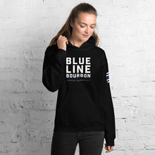 Load image into Gallery viewer, Staked Hoodie + Arm Label Barrel Print
