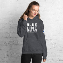 Load image into Gallery viewer, Staked Hoodie + Arm Label Barrel Print
