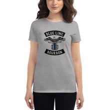 Load image into Gallery viewer, MC Women&#39;s Short Sleeve Shirt + Outside Label Barrel Print
