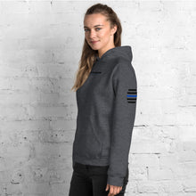 Load image into Gallery viewer, Logo Hoodie + Arm Label Barrel Print
