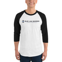 Load image into Gallery viewer, Logo 3/4 Sleeve Raglan Shirt + Outside Label Barrel Print
