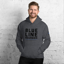 Load image into Gallery viewer, Stacked Hoodie + Arm Label Barrel Print
