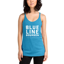 Load image into Gallery viewer, Stacked Women&#39;s Racerback Tank + Outside Label Barrel Print
